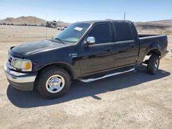 Salvage cars for sale at North Las Vegas, NV auction: 2002 Ford F150 Supercrew
