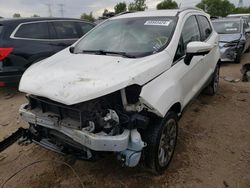 Salvage cars for sale at Elgin, IL auction: 2018 Ford Ecosport Titanium