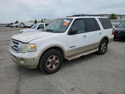 Salvage cars for sale at Bakersfield, CA auction: 2007 Ford Expedition Eddie Bauer