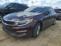 Salvage cars for sale at Dyer, IN auction: 2018 KIA Optima LX