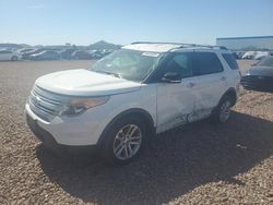 Salvage cars for sale at Phoenix, AZ auction: 2014 Ford Explorer XLT