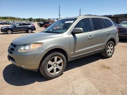 Salvage cars for sale from Copart Colorado Springs, CO: 2009 Hyundai Santa FE SE