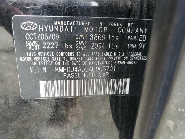 2010 Hyundai Elantra Blue