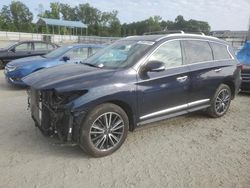 Salvage cars for sale at Spartanburg, SC auction: 2019 Infiniti QX60 Luxe