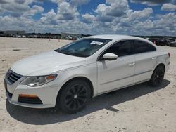 Salvage cars for sale at New Braunfels, TX auction: 2012 Volkswagen CC Sport