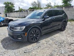 Volkswagen salvage cars for sale: 2021 Volkswagen Tiguan SE