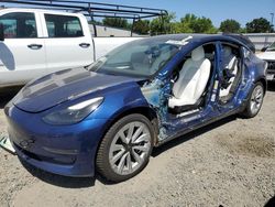 Tesla salvage cars for sale: 2022 Tesla Model 3