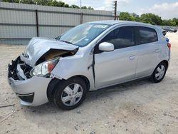 Vehiculos salvage en venta de Copart New Braunfels, TX: 2017 Mitsubishi Mirage ES