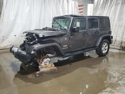 Salvage cars for sale at Central Square, NY auction: 2014 Jeep Wrangler Unlimited Sahara