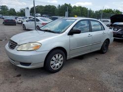 Toyota Vehiculos salvage en venta: 2004 Toyota Corolla CE