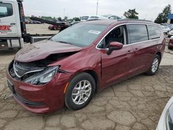 Salvage cars for sale at Woodhaven, MI auction: 2020 Chrysler Voyager LXI