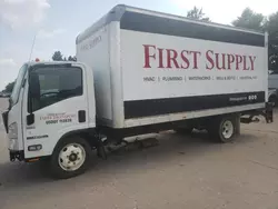 Salvage trucks for sale at Eldridge, IA auction: 2019 Isuzu NPR HD