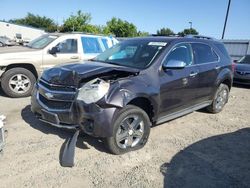 Salvage cars for sale at Sacramento, CA auction: 2014 Chevrolet Equinox LTZ