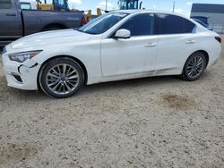 Salvage cars for sale at Nisku, AB auction: 2022 Infiniti Q50 Luxe