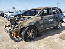 Salvage cars for sale at Chicago Heights, IL auction: 2017 Ford Explorer XLT