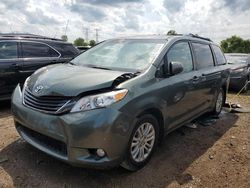 Salvage cars for sale at Elgin, IL auction: 2014 Toyota Sienna XLE