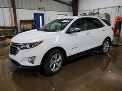 Salvage cars for sale at West Mifflin, PA auction: 2018 Chevrolet Equinox Premier