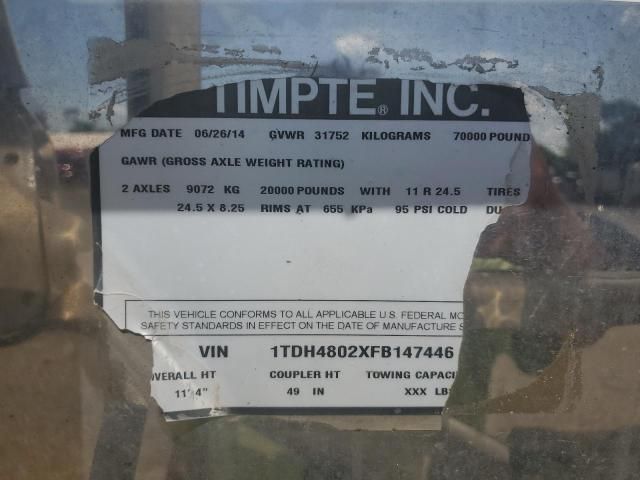 2015 Timpte Hopper