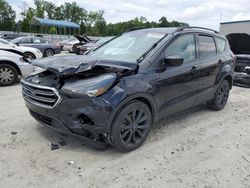 Salvage cars for sale at Spartanburg, SC auction: 2019 Ford Escape SE