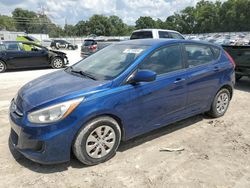 Salvage cars for sale at Ocala, FL auction: 2015 Hyundai Accent GS