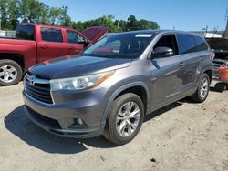 Toyota Highlander Vehiculos salvage en venta: 2015 Toyota Highlander LE