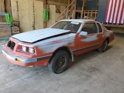 Salvage cars for sale at Rapid City, SD auction: 1985 Ford Thunderbird