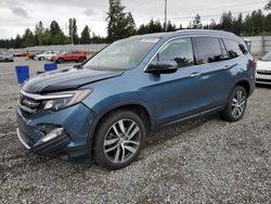 Salvage cars for sale at Graham, WA auction: 2016 Honda Pilot Touring