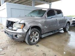 Salvage cars for sale at West Palm Beach, FL auction: 2011 Ford F150 Supercrew