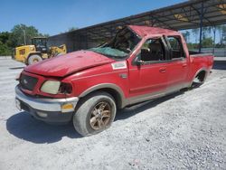 Salvage cars for sale at Cartersville, GA auction: 2002 Ford F150 Supercrew