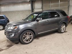 Ford Explorer salvage cars for sale: 2016 Ford Explorer Limited