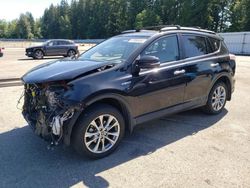 Salvage cars for sale from Copart Arlington, WA: 2017 Toyota Rav4 HV Limited