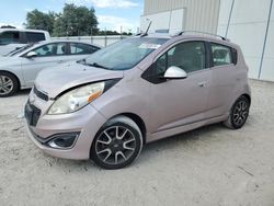 Salvage cars for sale at Apopka, FL auction: 2013 Chevrolet Spark 2LT