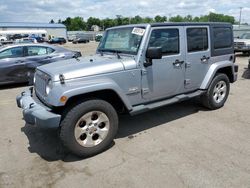 Jeep salvage cars for sale: 2015 Jeep Wrangler Unlimited Sahara