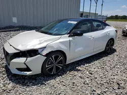 Nissan salvage cars for sale: 2021 Nissan Sentra SR