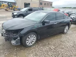 Salvage cars for sale at Kansas City, KS auction: 2015 Honda Accord EXL