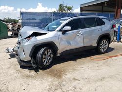 Salvage cars for sale at Riverview, FL auction: 2021 Toyota Rav4 XLE Premium