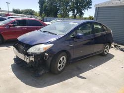 Salvage cars for sale at Sacramento, CA auction: 2013 Toyota Prius