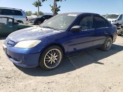 Honda salvage cars for sale: 2005 Honda Civic DX VP