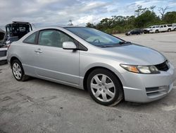 Salvage cars for sale at Fort Pierce, FL auction: 2010 Honda Civic LX
