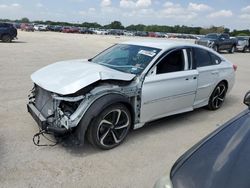 Salvage cars for sale at San Antonio, TX auction: 2018 Honda Accord Sport