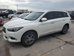 Salvage cars for sale at Grand Prairie, TX auction: 2016 Infiniti QX60