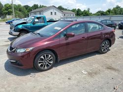 Salvage cars for sale at York Haven, PA auction: 2014 Honda Civic EX