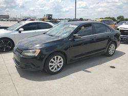 Salvage cars for sale at Grand Prairie, TX auction: 2014 Volkswagen Jetta SE