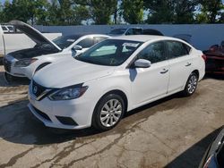 Nissan salvage cars for sale: 2017 Nissan Sentra S