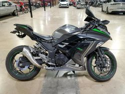 Salvage motorcycles for sale at Dallas, TX auction: 2015 Kawasaki EX300 A