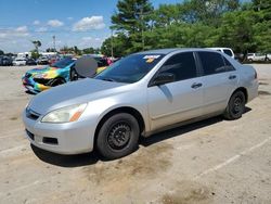 Honda salvage cars for sale: 2006 Honda Accord Value