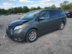 Salvage cars for sale from Copart Madisonville, TN: 2013 Toyota Sienna XLE