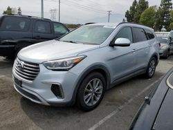 Salvage cars for sale from Copart Rancho Cucamonga, CA: 2017 Hyundai Santa FE SE