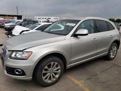 Salvage cars for sale at Grand Prairie, TX auction: 2014 Audi Q5 Premium