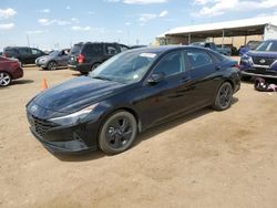 Salvage cars for sale at Brighton, CO auction: 2022 Hyundai Elantra Blue